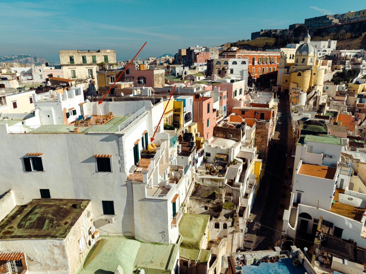 شقة Torretta Corricella- Punta Pizzaco بروسيدا المظهر الخارجي الصورة